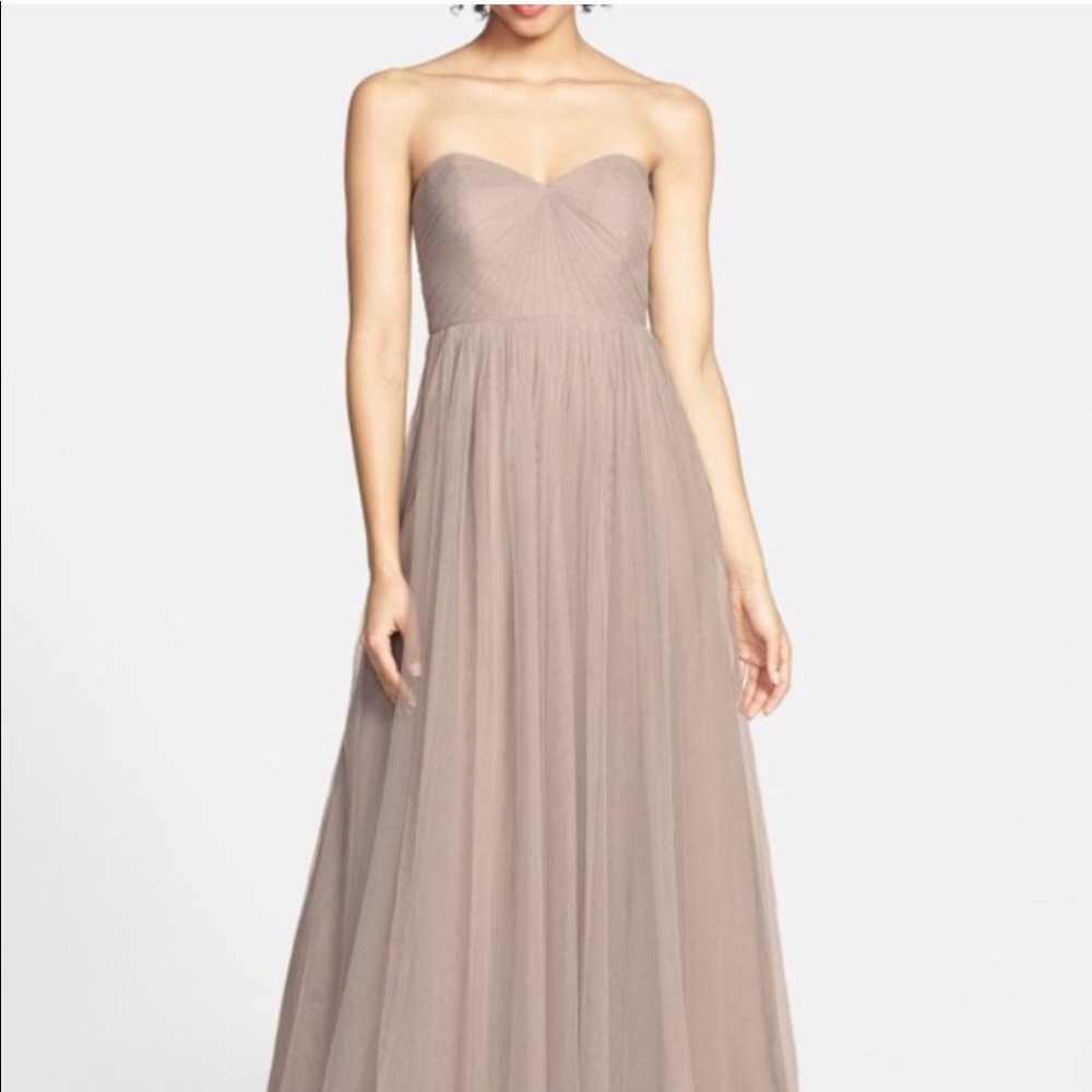 Jenny Yoo tan Annabelle Dress